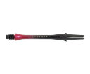 【メール便OK】ダーツ シャフト【エルスタイル】エルシャフト カーボン ロック スリム グラデーション ブラック×レッド 370