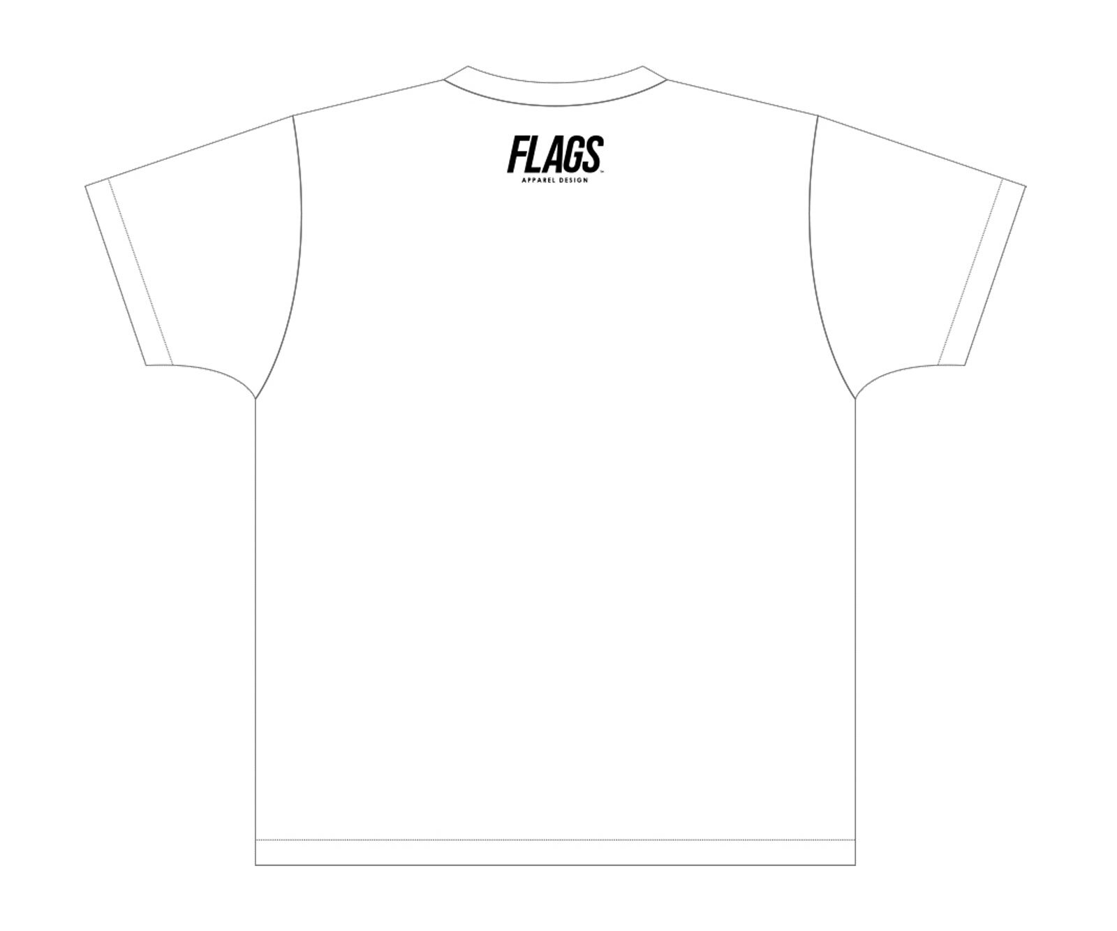 ダーツ アパレル【フラッグス】Tシャツ スタンダード ホワイト XL