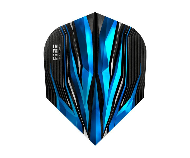 【メール便OK】ダーツ フライト【ハローズ】ファイアフライト ブルー 1103