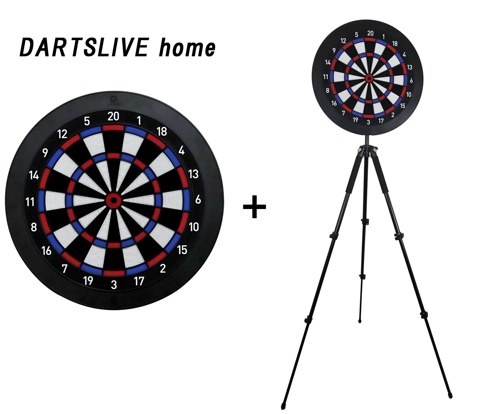 【送料無料】ダーツ 【ソフトダーツボード＆スタンドセット】DARTSLIVE home／RAYスタンド(家練セット)