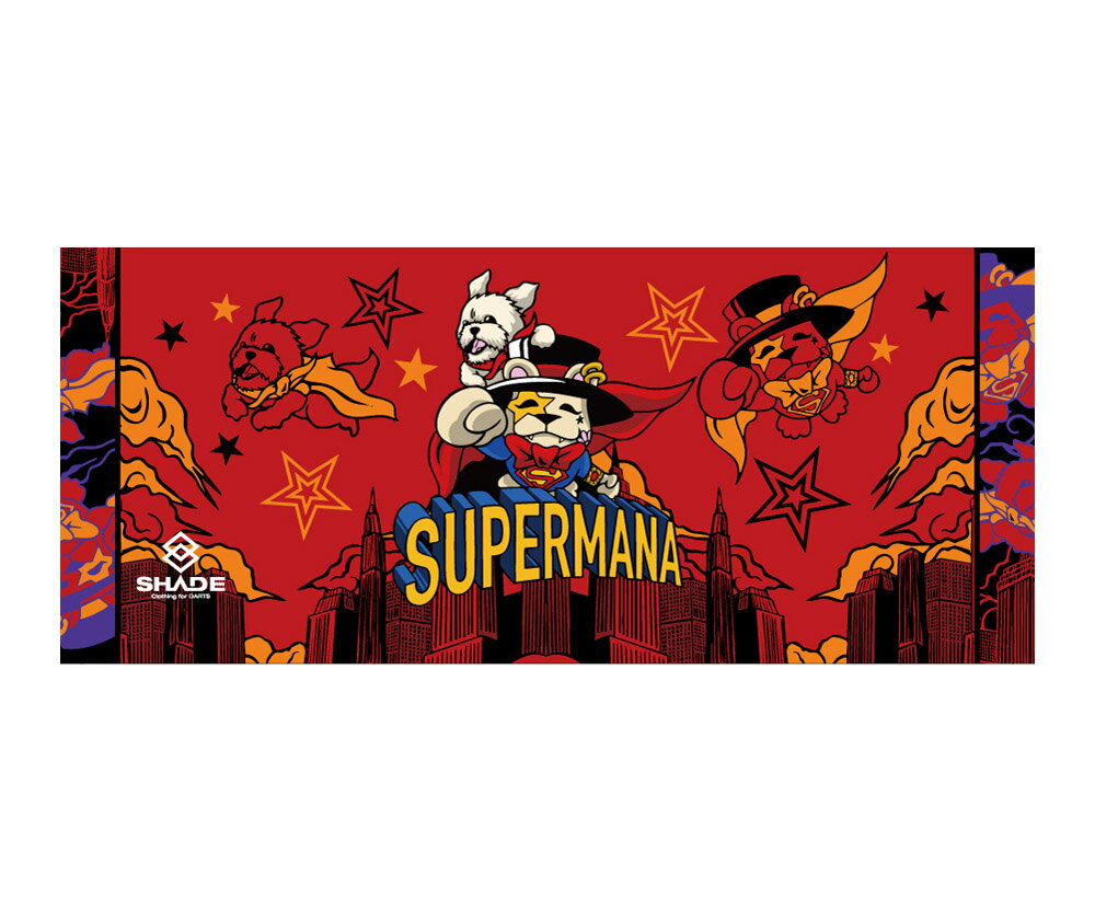 【メール便OK】ダーツ雑貨【シェード】シェードプレイヤー フェイスタオル 2025 川上真奈