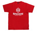 ダーツ アパレル【シェード】SHADEロゴ Tシャツ レッド XS