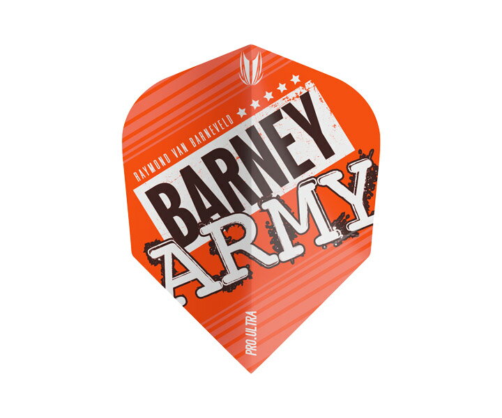 【メール便OK】ダーツ フライト【ターゲット】ヴィジョン ウルトラ BARNEY ARMY TEN-X オレンジ 334310