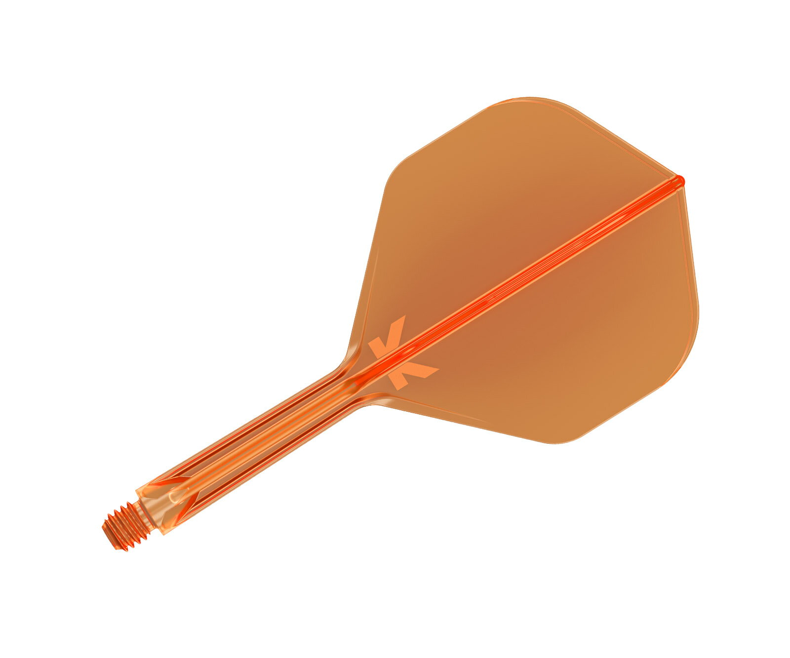 【メール便OK】ダーツ フライト【ケーフレックス】K-FLEX スタンダード インターミディエイト ネオンオレンジ 410047