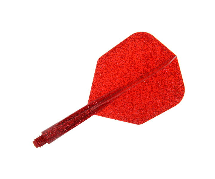 ■商品説明CONDOR 【ラメグリッター】 細かいラメが全体にぎっしり詰まった、キラキラ綺麗なCONDORが登場です！CONDORにしか出来ない配色になっています！■コンセプト「ゼロストレス」一体型(シンプルな2 in 1タイプ) シンプルな2in1タイプにすることで 装着のストレスをゼロへ。ゲーム中にフライトが外れる事がないので、 今まで以上にゲームへ集中することができる ■ネジがゆるみにくい ※しかし締めすぎに注意してください、素材が柔らかいので締めすぎるとねじ山が潰れる可能性があります。 ■コンドルカット シャフト部分に作った、独自の形状(通称:コンドルカット)によって、空気抵抗を軽減。フライトとシャフトのつなぎ目がないので、グルーピングの際に、より集まりやすい。 ■柔軟性 柔軟性の強い素材により、ネジがゆるみにくい。コンドル全体が柔らかいので弾かれにくく、グルーピングがしやすい ■ブル率4.76%UP PHOENIXレーティング17〜26の方を対象に調査。コンドルと、それ以外の自社製品(折りたためるフライトと一般的なシャフト)でそれぞれブルを目掛けて100本投げた時のブルに刺さった本数で計算。(当社比) ■日本製 ■特許申請中■意匠登録取得--------------------------------------------- 【使用上の注意】 (1)ねじを強く締めすぎないでください 強く締めすぎるとねじ山がつぶれる可能性があります 軽く締めてもしっかりしまります (2)シャフトやフライト部分を一掴みして強くボードから抜くのは ねじ山部分が傷みますので バレル部分を持ってボードから抜いてください (3)CONDORカットで浮力が増してますので 余分な力を抜いて投げましょう---------------------------------------------