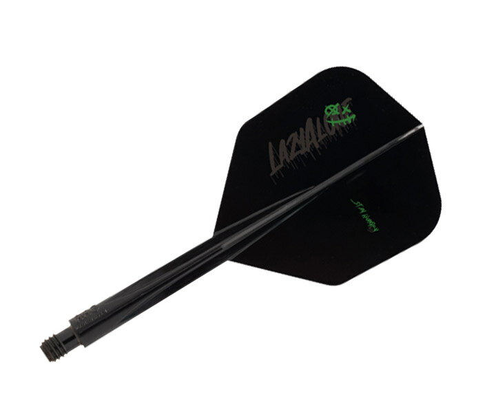 【メール便OK】ダーツ フライト【コンドル】アックス レイジーアローン 松吉輝宗モデル スモール ショート ブラック