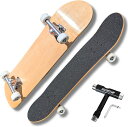 スケートボード 完成品 7.25インチ / 8.0インチ キッズ&大人向け 高耐久 競技用 ABEC11ベアリング搭載 クルージング&トリック対応