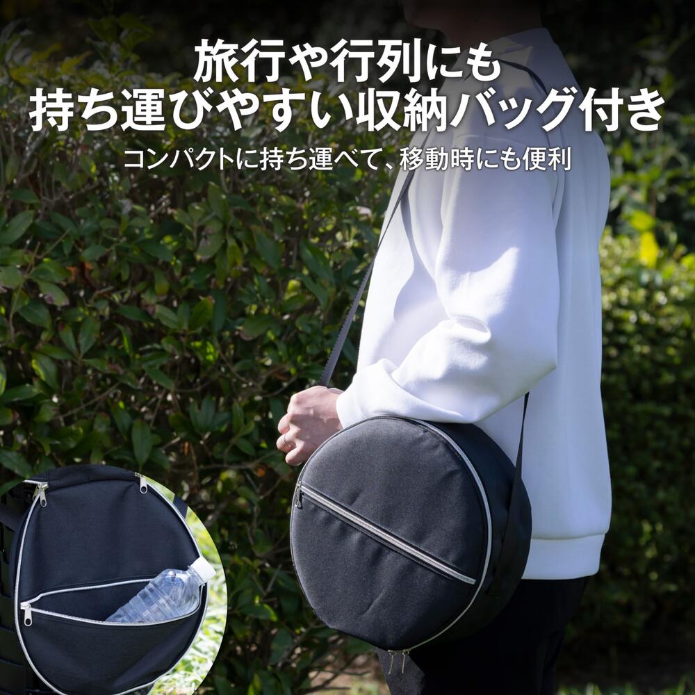 伸縮式チェア クッション付き コンパクト 軽量 折りたたみ椅子 行列待ち チェア 椅子 スツール 伸縮式椅子 伸びる椅子 耐荷重300kg 高さ調整 アウトドアチェア 折りたたみ 持ち運び椅子 携帯椅子 アウトドア キャンプ 観戦 折り畳み 伸縮チェアー イス おしゃれ イベント s-darwin-10000067 S.DarWin サンプル画像3