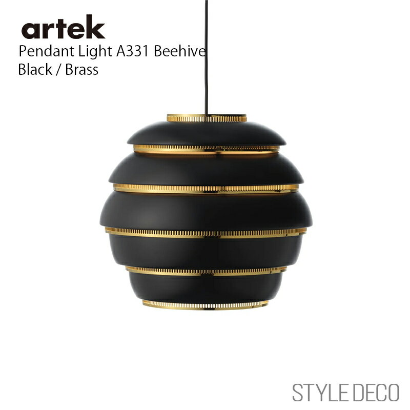 ŵArtek ƥåŹPendant Light A331 Beehive Black / Brass ڥ...