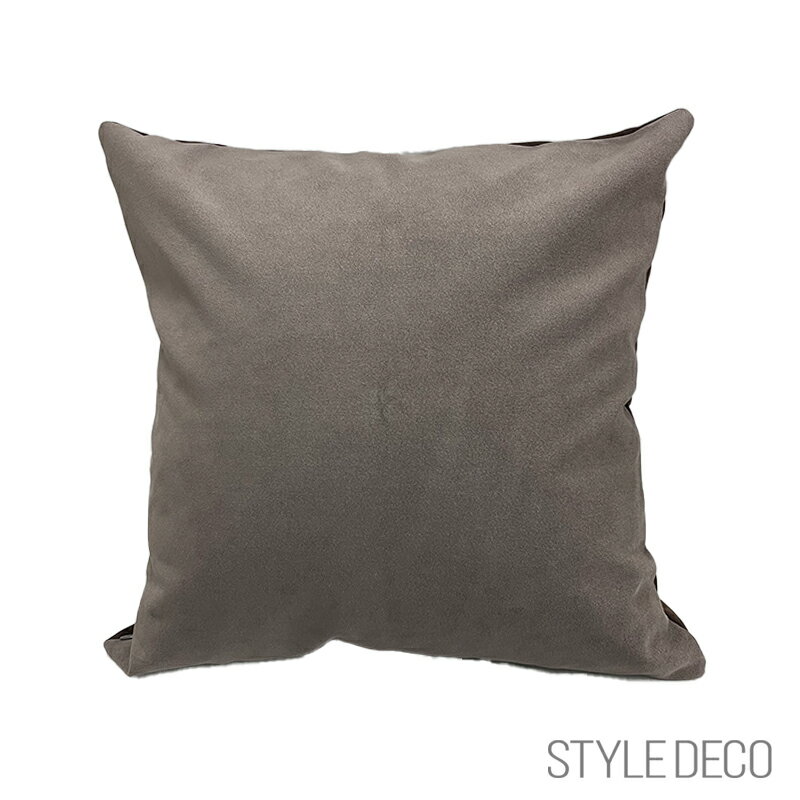 ［パケット可］45cm角 ウルトラスエード クッションカバー SOIL 素材:ウルトラスエード（スエード調人..