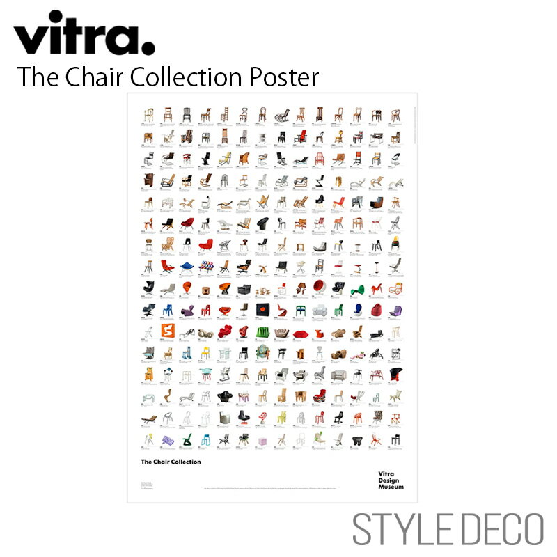 【正規取扱販売店】Vitra / ヴィトラ The Chair Collection Poster (2022) / チェア コレクション ポスター 材質:紙デザイン：Vitra Design Museum ヴィトラ デザイン ミュージアム サイズ：W840×H1190mmポスター アート おしゃれ 北欧