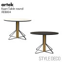 【特典あり】【正規取扱販売店】artek アルテック カアリ テーブル REB004 天板:ナチュラル オーク ホワイト グロッシー ラミネート / ブラックリ...