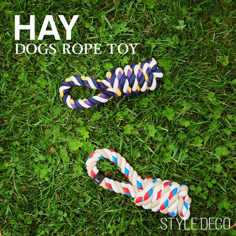 HAY Dogs Rope Toy ヘイ 犬 おもちゃ ロープ ロープトイ 噛むおもちゃ力 強い 歯磨き デンタルケア プレゼント 犬おもちゃ ペット玩具 犬用玩具 犬用おもちゃ ペット 用品 ストレス解消 遊び 丈夫 耐久性 小型犬中型犬