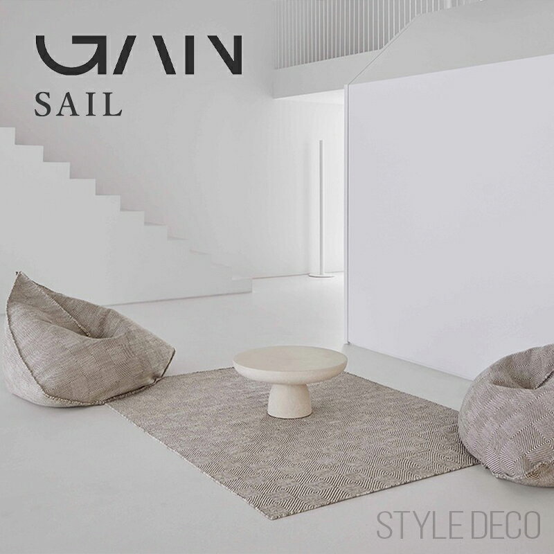 乐天商城 - GAN Rugs ガン ラグ Sail 170×240・200×300 100%ウール 羊毛 wool lana 天然素材ラグ 手織りラグ GANDIABLASCO ガンディアブラスコ スペイン イビザ島