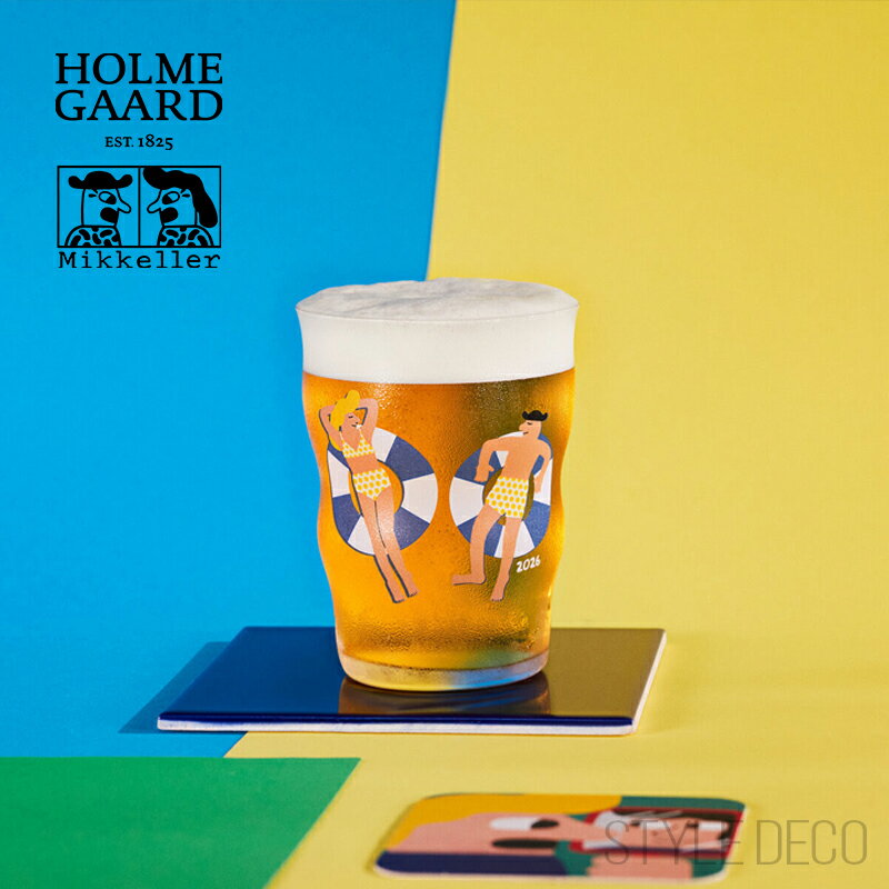 Rakuten - 《限定》HOLMEGAARD × Mikkeller（ホルムガード × ミッケラー）2026 PINT GLASS 400ml 化粧箱サイズ：W10×D10×H13cm 1個：Φ9×H12cm パイントグラス ビアグラス ラガー ピルスナー コラボレーション