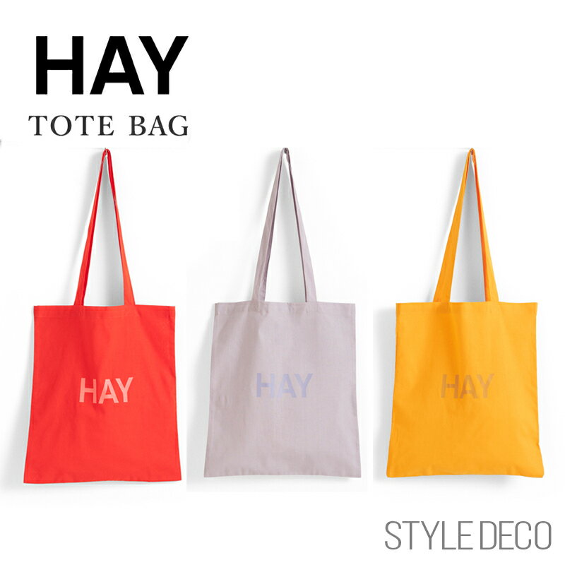 乐天商城 - HAY TOTE BAGトートバッグ コットンバッグ hayトートバッグ ヘイ オーガニックコットン100% オシャレなコットンバッグ 鞄 サブバッグ 手さげ かばん バック ロゴ