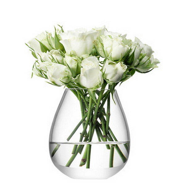 LSA/FLOWER MINI TABLE VASE TLA2225　フラワー ベース（H9.5cm）箱入り ガラス シンプル 円柱 丸 母の日 ギフト