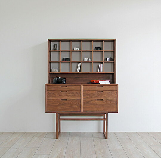 salvia SET UP SHELF ＋ LIVING CHEST サルビア セットアップシェルフ ＋ リビングチェスト ウォールナ..