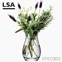 【エントリーP4倍 期間4/24-27】LSA/FLOWER POSY VASE TLA1978 フラワー ベース W15xD11.5xH17.5cm 箱入り ガラス シンプル 円柱 丸 母の日 ギフト