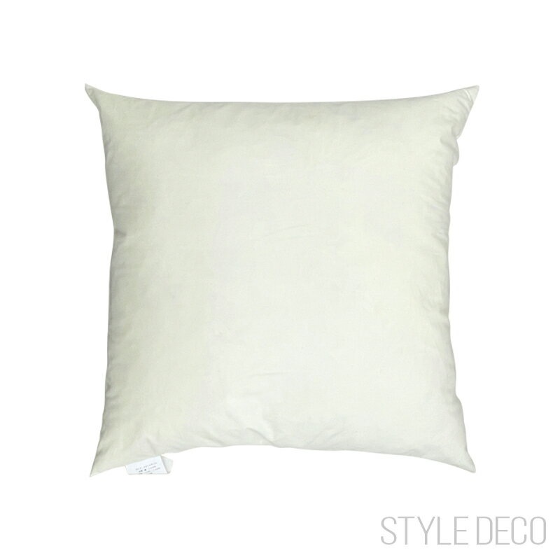 クッション 中材 フェザー50cm角 フェザー ヌード クッション 素材:詰め物/フェザー100％　側地/綿100％ サイズ:50×50cm