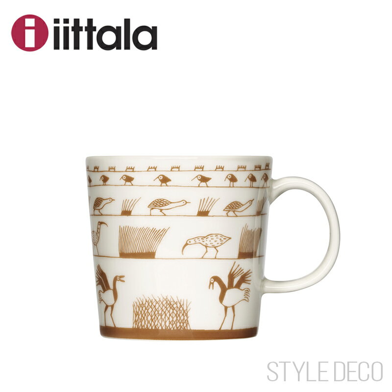 Կָ̡ å  ȥå ޥ 2023ŹۥС ֥饦 300ml ʼ280ml 80W110H80mm  Birds BROWN Oiva Toikka 쥯 iittala MUG 0.3L ڥץ