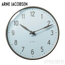 11/16発売《限定》ARNE JACOBSEN(アルネ・ヤコブセン)ウォールクロック STATION Φ290mm ROYAL BLUE (ロイヤルブルー) ...