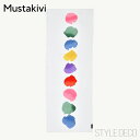Mustakivi ムスタキビ 手ぬぐい CHUSEN 【HANAMICHI】33×90cm 石本藤雄 FUJIWO ISHIMOTO コットン100% 手染め 捺染 注染 てぬぐい ハナミチ 注染 布巾 ふきん