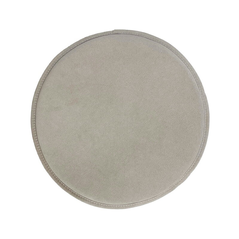 丸型 シートクッション グレーベージュ【REAL Style オリジナル】リバーシブル 張地：ウルトラスエード サイズ：直径350mm 厚さ：22mm 日本製 円形 シートパッド 優れた耐久性・適度な通気性・透湿性・メインテナンス性 ペット対応 stool60