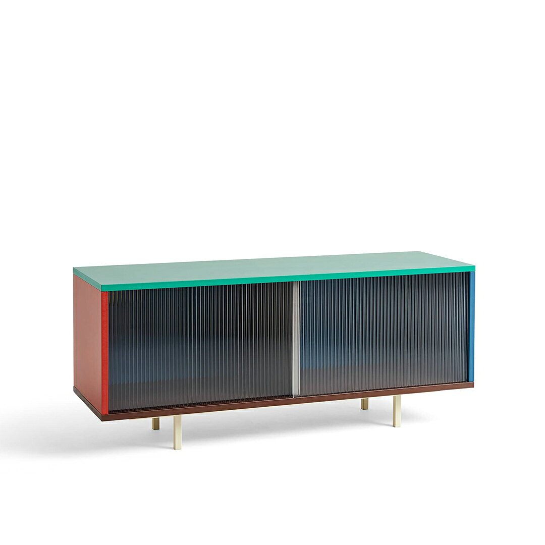 乐天商城 - 《お買い物マラソン》ヘイ HAY COLOUR CABINET FLOOR M DOOR カラーキャビネット シェルフ 収納 TVボード ローボード マルチカラー hay