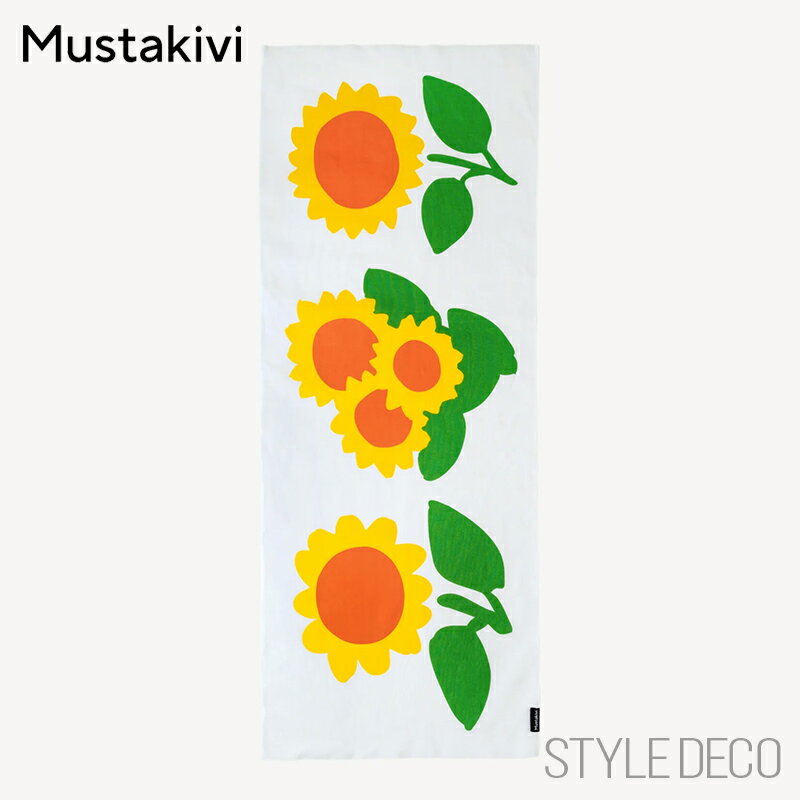 乐天商城 - Mustakivi ムスタキビ 手ぬぐい NASSEN 【ひまわり】35×91cm 石本藤雄 FUJIWO ISHIMOTO コットン100％ 手染め 捺染 注染 てぬぐい ハナミチ 注染 布巾 ふきん ヒマワリ 向日葵 花 サンフラワー 2026年夏 パノラマコレクション
