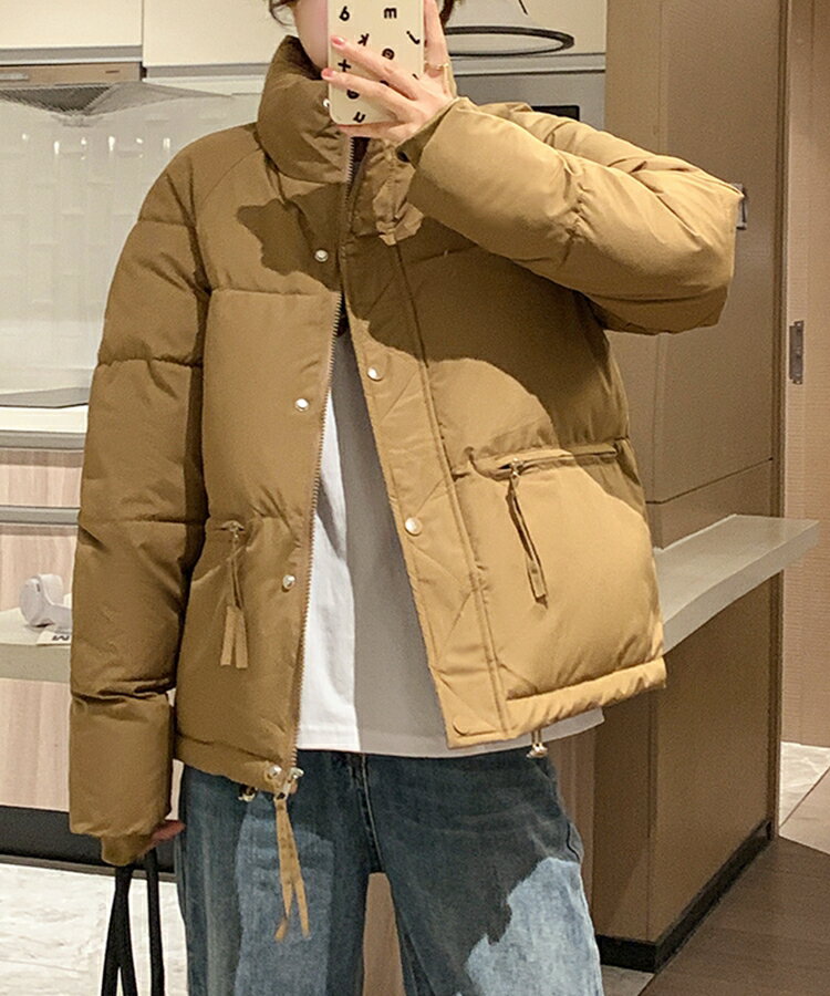 ダークブラウン ショート丈ダウンジャケット セール】ショートダウンジャケット（ブルゾン）｜RANDA（ランダ）の