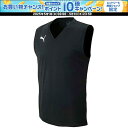 【6日までポイントアップ】 プーマ PUMA サッカー ジュニアSLインナーシャツ キッズ 小学生 子ども ノースリーブ Vネック ワンポイント ランニング ジ...