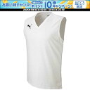 【6日までポイントアップ】 プーマ PUMA サッカー ジュニアSLインナーシャツ キッズ 小学生 子ども ノースリーブ Vネック ワンポイント ランニング ジ...