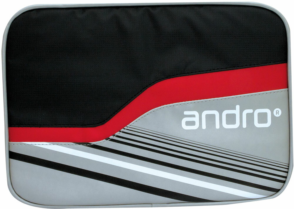 【27日2時までポイントアップ】 アンドロ andro 卓球 アンドロSQケース レッド ラケットケース ラケットバッグ ポーチ 収納袋 ラケット2本収納 ボール3個収納 部活 練習 試合 トレーニング 大会 新入部員 412026