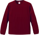 【18日はポイント10倍】 ユナイテッドアスレ UnitedAthle 5.6oz L/S Tシャツ 1.6インチリブ 501101CX 72