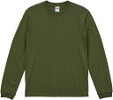 【18日はポイント10倍】 ユナイテッドアスレ UnitedAthle 5.6oz L/S Tシャツ 1.6インチリブ 501101CX 739