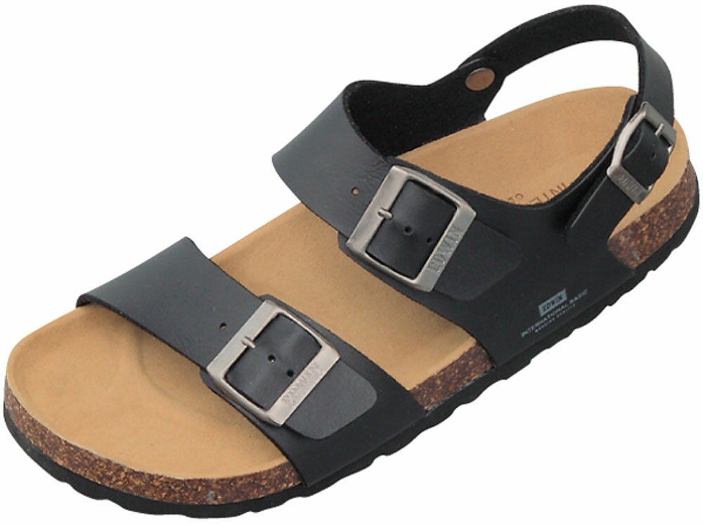 【3日20時からMAX3,000円OFFクーポン&P15倍】 エドウィン EDWIN サンダル メンズ 靴 シューズ ダブルストラップ シンプル 歩きやすい コンフォートサンダル 通勤 通学 レジャー オフィス トラベル フットウェア 2E相当 EB1002 9