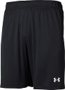 【15日はポイント10倍】 アンダーアーマー UNDER ARMOUR UA チーム サッカー ニットショーツ メンズ パンツ 半ズボン ワンポイント ロゴ入り ジム トレーニング スポーツ 運動 ウォーキング 部活 ランニング 1365024 001