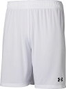 【15日はポイント10倍】 アンダーアーマー UNDER ARMOUR UA チーム サッカー ニットショーツ メンズ パンツ 半ズボン ワンポイント ロゴ入り ジム トレーニング スポーツ 運動 ウォーキング 部活 ランニング 1365024 100