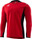 【11日2時までポイントアップ】 アンブロ umbro サッカー 長袖GKシャツ ゴールキーパーウェア ゴールキーパー用シャツ 長袖シャツ 吸汗 速乾 キーパーシャツ キーパーウェア 練習 UAS6707G MRED