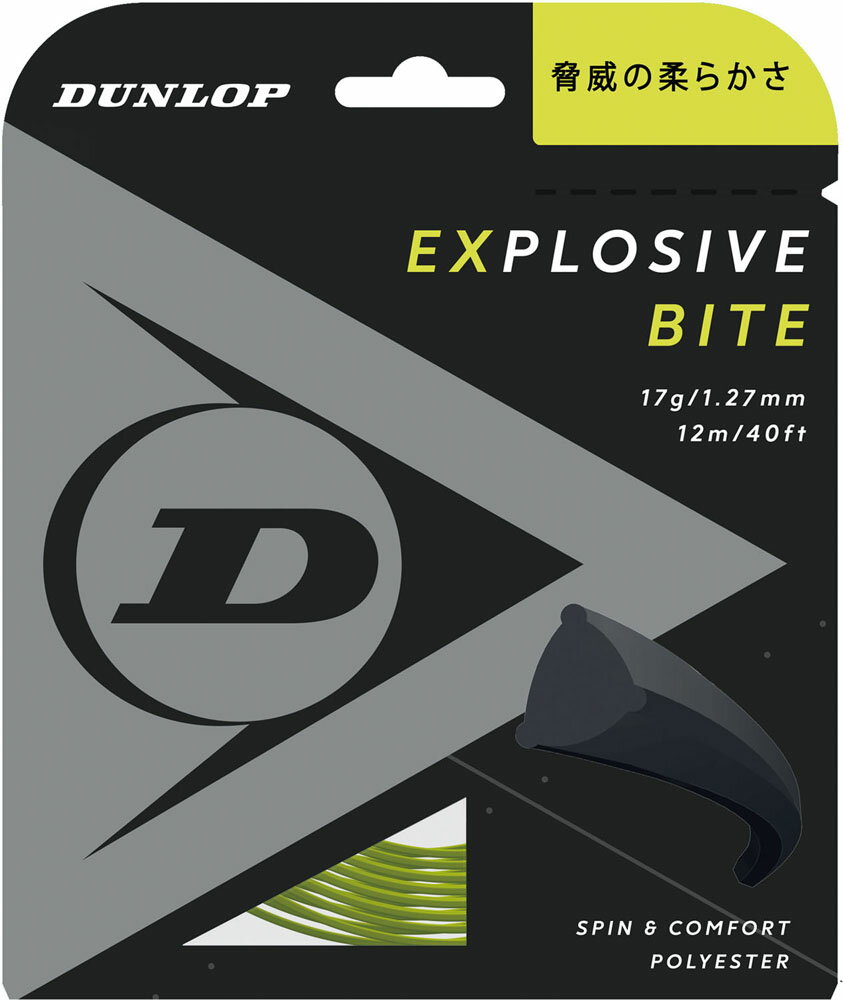  DUNLOP ダンロップテニス テニス テニス ストリング ポリエステル系 モノフィラメント エクスプロッシブ・バイト 12m DST11011 300