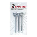 【9日20時からポイント15倍】 エバニュー Evernew スタブロ釘セット 3本入 体育 授業 体育授業 体つくり 部活 運動 スタブロ用釘セット EGA0...