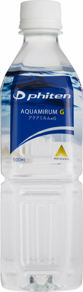 楽天スポーツヒーローズ【18日はポイントアップ！】 ファイテン PHITEN アクアミルムG 500mL×20本 水 金 健康 アクアゴールド AM309020