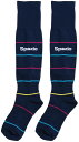 【6日までポイントアップ】 スパッツィオ Spazio フットサル ボーダーロングソックス 22-24cm SK0028 21