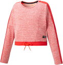 【18日はポイント10倍】 ゴーセン GOSEN テニス レディース 裏起毛 ストレッチトレーナー ブラック杢 S スウェットトレーナー トップス トレーナー ...