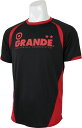 【9日20時からポイント15倍】 GRANDE グランデ フットサル CROSSCUT BASIC PRACTIS SHIRTS GFPH16002 0935
