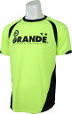 【9日20時からポイント15倍】 GRANDE グランデ フットサル CROSSCUT BASIC PRACTIS SHIRTS GFPH16002 6509