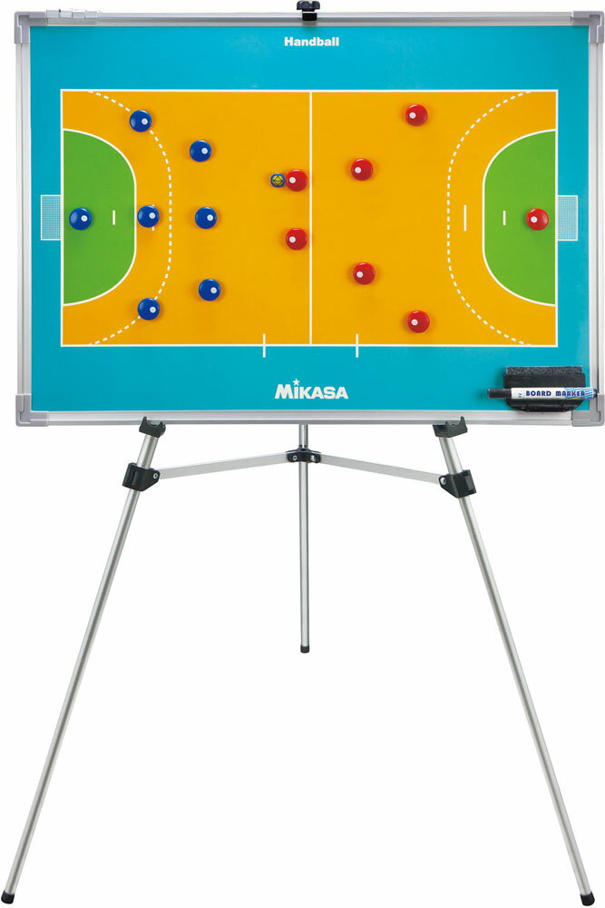 【15日まで全品5%OFFのLINEお友達限定クーポン&Pアップ】 ミカサ MIKASA ハンドボール特大作戦盤 三脚付 ブラック メンズ レディース 作戦ボード 部活 クラブ 試合 ホワイトボード 学校 授業 学校体育用品 台 練習 アルミ SBHXL