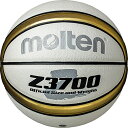 【4日20時からポイント15倍】 モルテン molten バスケット バスケットボール Z3700 7号球 ホワイト ゴールド バスケ 中学生 高校 大学 一般 人工皮革 屋内 屋外 男子バスケ バスケ 部活 ボール 練習 B7Z3700WZ
