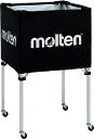 【18日はポイント10倍】 モルテン molten ボールカゴ 中 背高 黒 ブラック 屋内使用 バレーボール バレー ボール出し 練習 折りたたみ バスケットボール 中学 高校 大学 部活 体育館 BK0023K